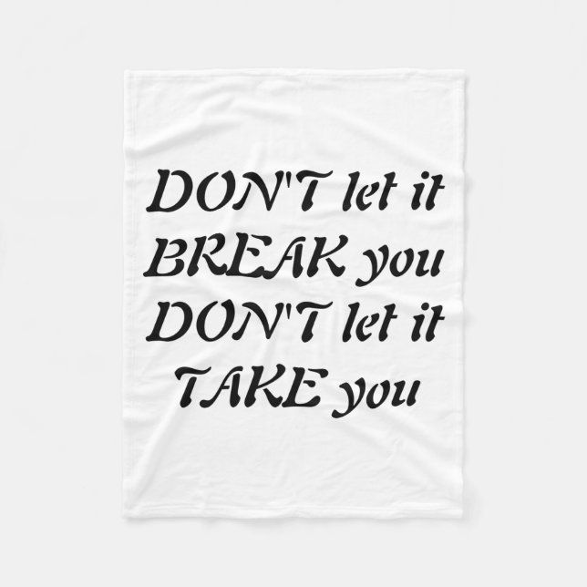 Dont  fleecedecke (Vorderseite)