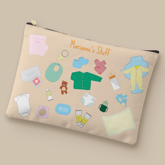 Don't Forget Baby Stuff For Your Diaper Bag Zubehörtasche (Baby Stuff Pouch)