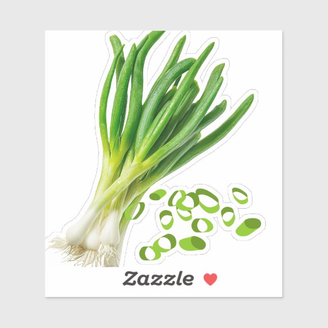 Don't forget the green onions aufkleber (Blatt)
