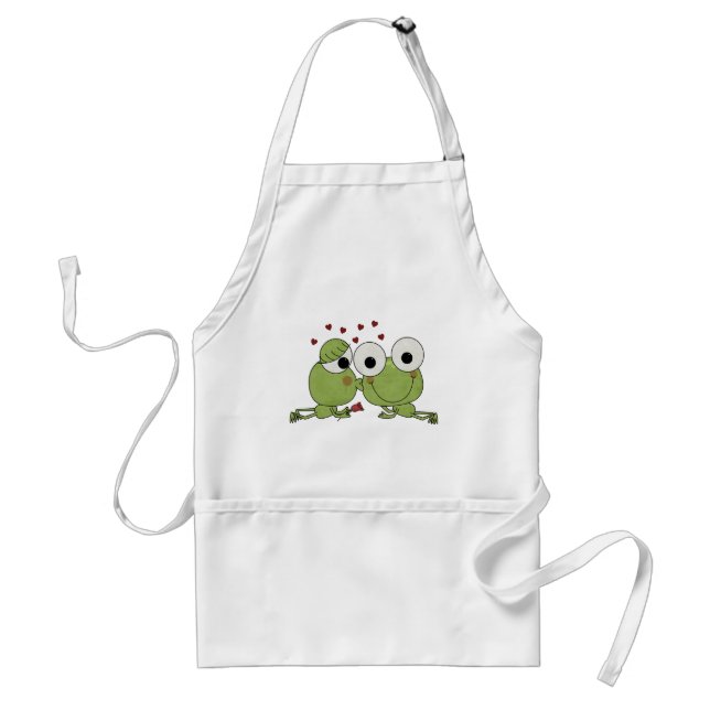 Don't Frog-et the Kiss Valentine Gifts Schürze (Vorne)
