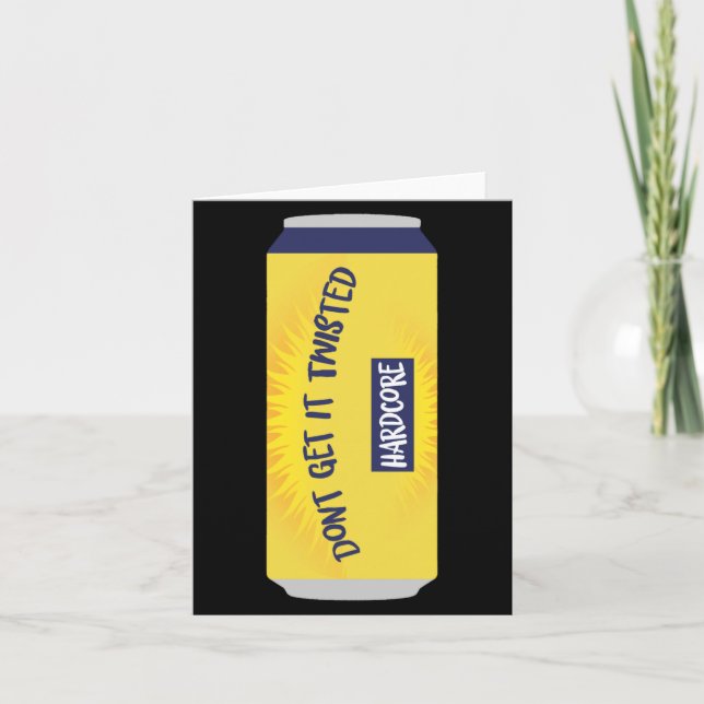 Dont Get It Twisted Tee Tea Meme Long Sleeve  Karte (Vorderseite)