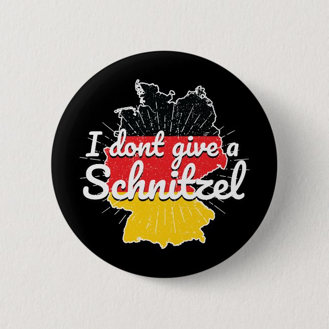 Dont Give Schnitzel Germany Oktoberfest Button (Vorderseite)