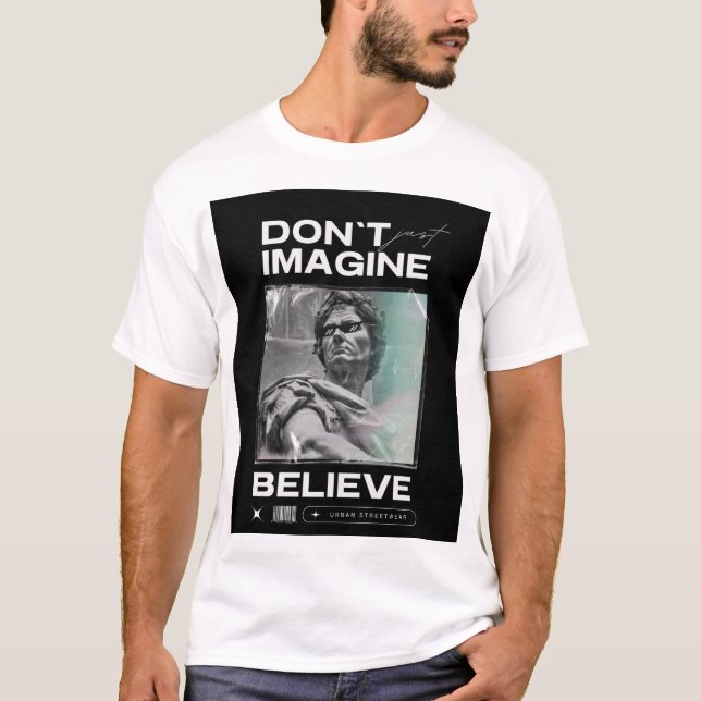  Don't imagine Men's Basic T-Shirt (Devant)