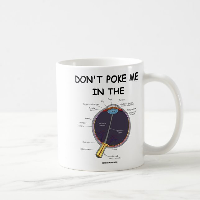 Dont Ke Me In The Eye Eye Anatomy Attitude  Kaffeetasse (Rechts)