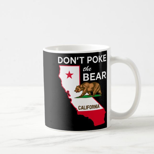 Dont Ke The Bear California Republic Design  Kaffeetasse (Rechts)