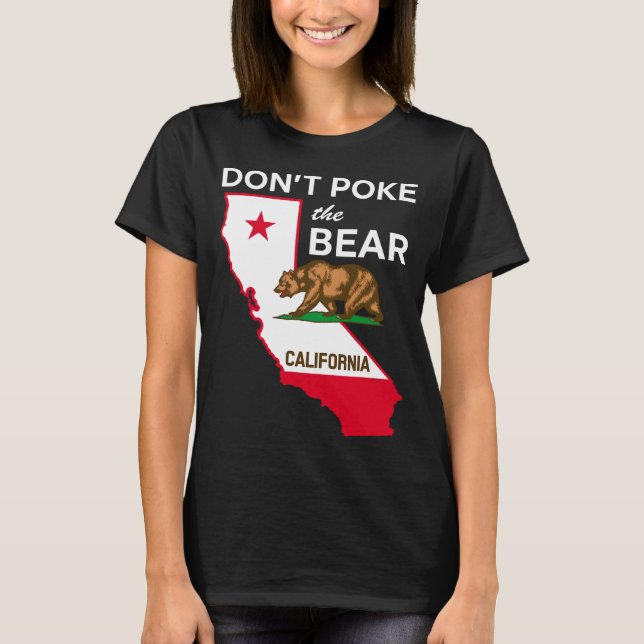 Dont Ke The Bear California Republic Design  T-Shirt (Vorderseite)