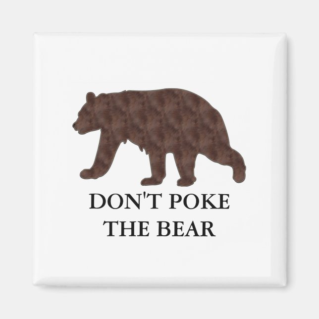 Dont Ke The Bear  Magnet (Vorne)