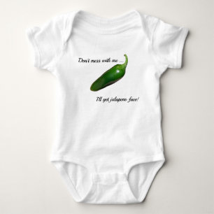 Don't Mess - Jalapeno Face! Baby Strampler