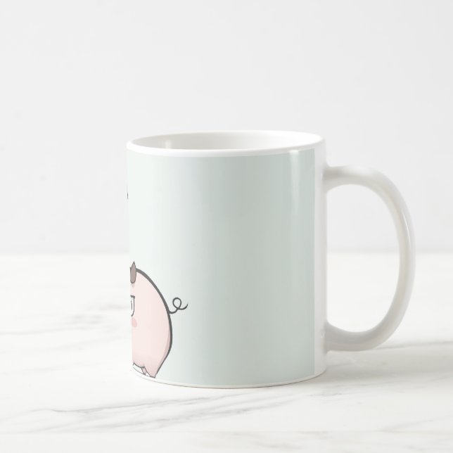 Don't mess with he pig kaffeetasse (Rechts)