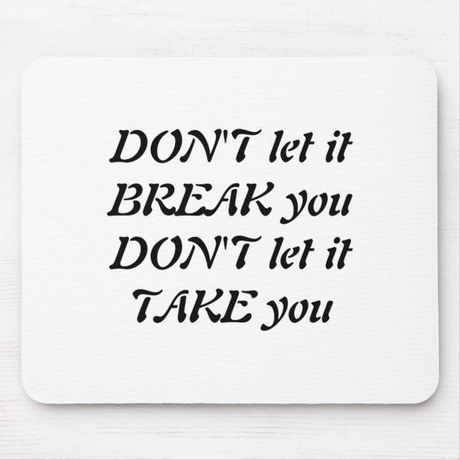 Dont  mousepad (Vorne)