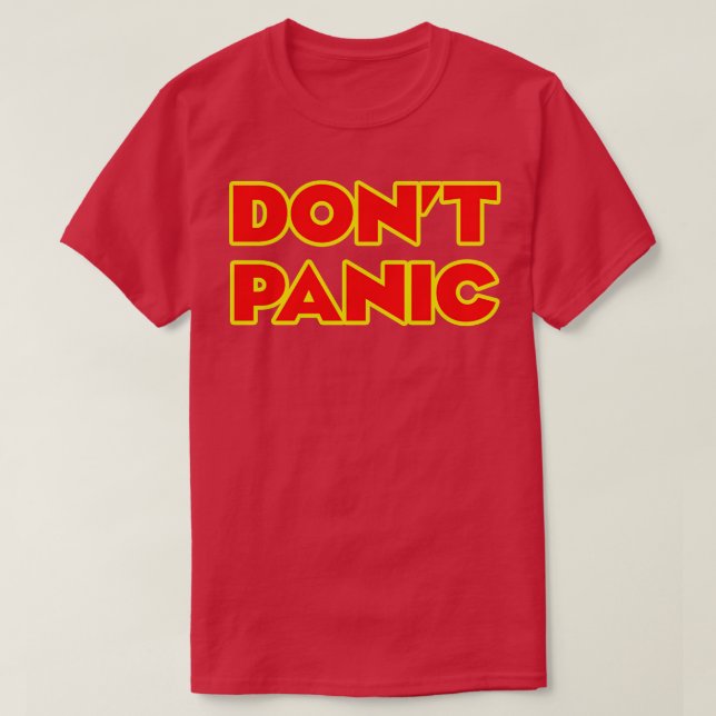 Dont Panic Kids Long Sleeve T-Shirt (Design vorne)