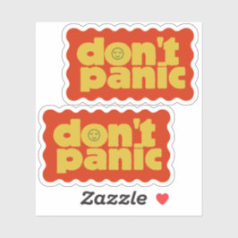 Don't Panic Sticker Pack