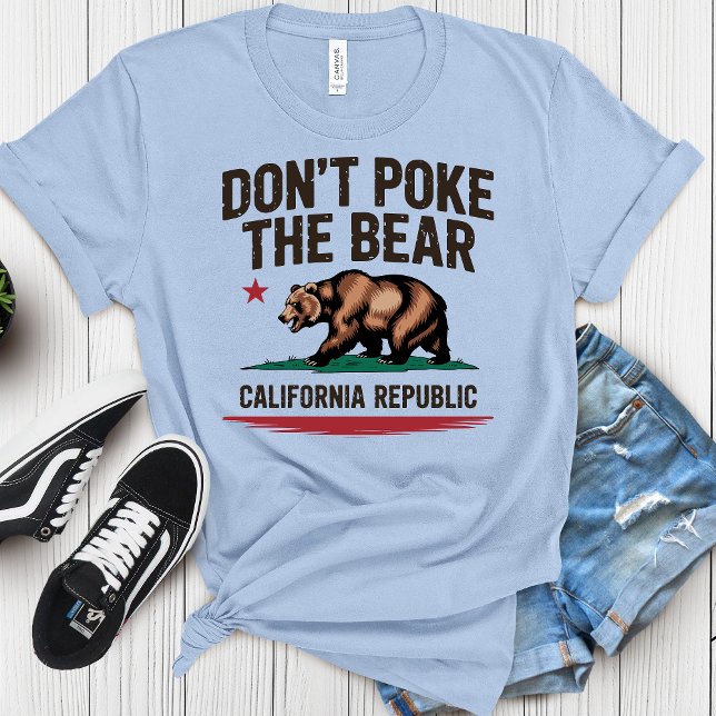 Don't Poke the Bear California Pride T-Shirt (Von Creator hochgeladen)