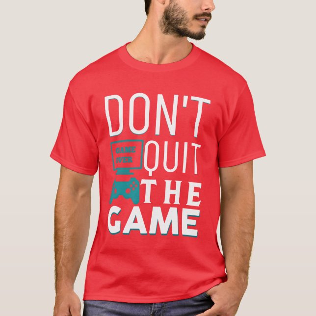 Dont Quithe Game Junge T-Shirt (Vorderseite)