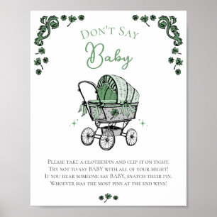 Dont Say Baby Winter Baby Showspiel Poster