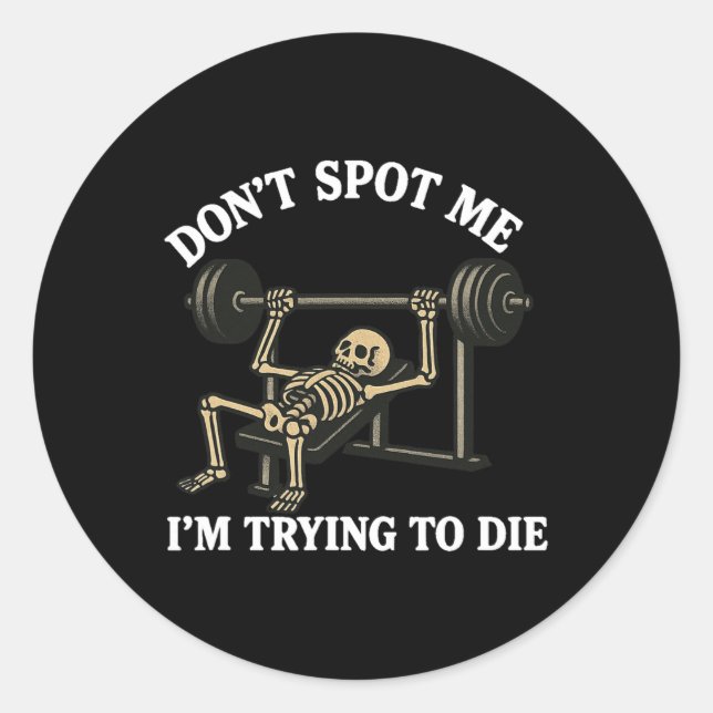 Don't Spot Me3  Runder Aufkleber (Vorderseite)
