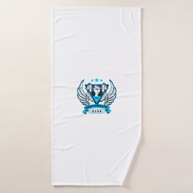 Dont Sweat It Club salle de gym serviette d'entraî (Serviette de bain)