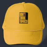 Don't think too much logo on trucker hat. truckerkappe<br><div class="desc">Perfect hat for any occasion and for anyone. Perfect for summer,  cookouts,  road trips and other occasions.</div>