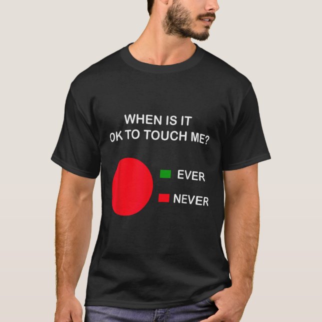 Don't Touch Me - Never Touch Me Circle Graph Intro T-Shirt (Vorderseite)