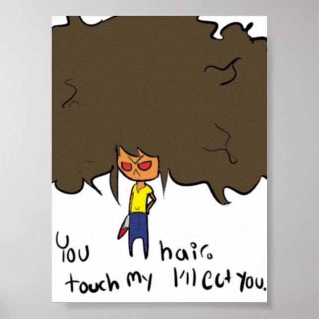 Don't touch me poster (Vorne)