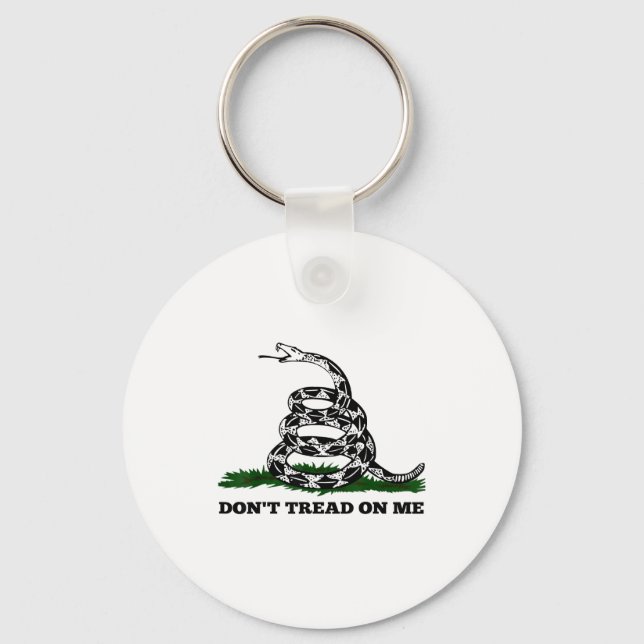 Don't Tread On Me 2nd Amendment Patriotic New Nove Schlüsselanhänger (Vorderseite)