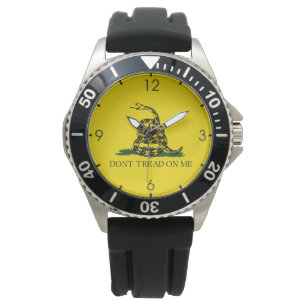 Don't Tread on Me (Gadsden Flag) (American Snake) Armbanduhr