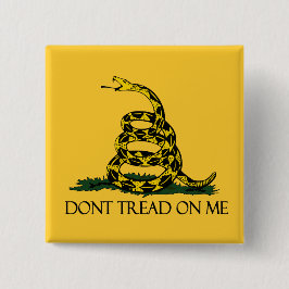Dont Tread on Me Gadsden Flag Historisches Militär Button