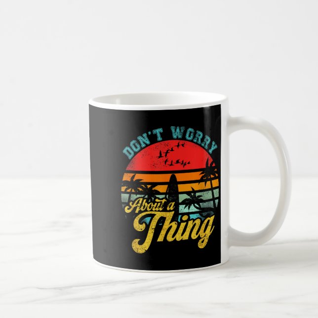 Don't Worry About A Thing Jamaican Rasta Reggae Fu Kaffeetasse (Rechts)