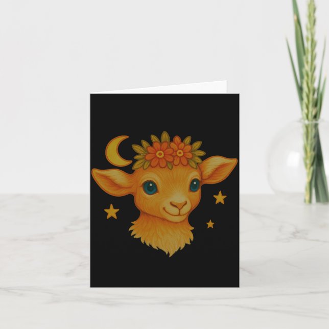 Dont Worry Baa Happy Baby And Childrens Infant  Karte (Vorderseite)