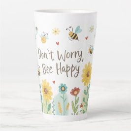 Don't Worry Bee Happy Cute Bee Milchtasse