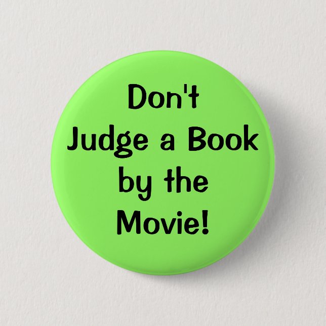 Don'tJudge ein Bookby theMovie! Button (Vorderseite)