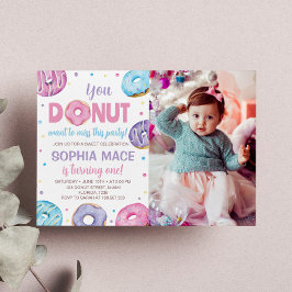 Donut 1. Geburtstag Einladung Sweet One