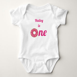 Donut 1. Geburtstag Party Bodysuit Baby Strampler