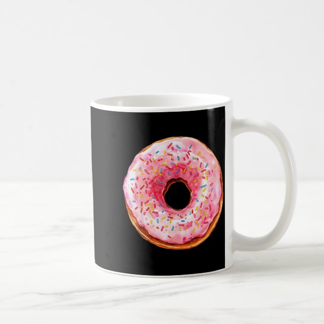 Donut Adult Kids Men Women Doughnut Costume  Kaffeetasse (Rechts)