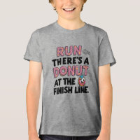 Donut auf der finish Line Funny Fitness Motivation