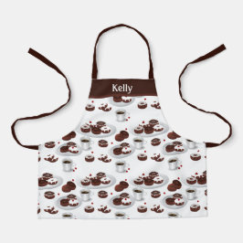 Donut Baker Individuelle Name Kinder Schürze