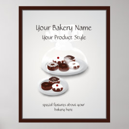 Donut Bakery Shop Floor Schild