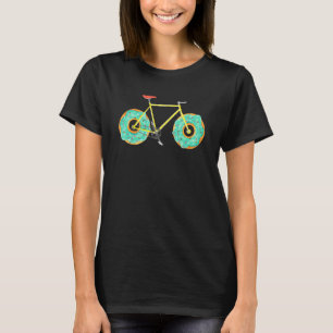 Donut Bike Wheels Bicycle Cyclist Food Cycling T-Shirt