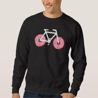 Donut Bike Wheels Fahrradfahrer Nahrung Fahrrad fa Sweatshirt