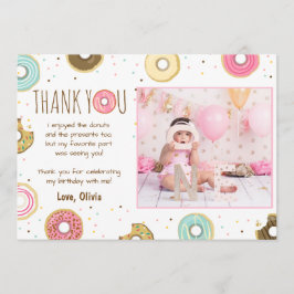 Donut Birthday Vielen Dank, dass Sie die Karte Pin