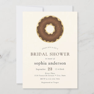 Donut Brautparty Einladung