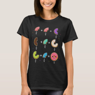 Donut-Brüche Lernspaß Mathematik Humor T-Shirt