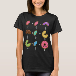 Donut-Bruchrechnen-Lern-Math-Humor T-Shirt
