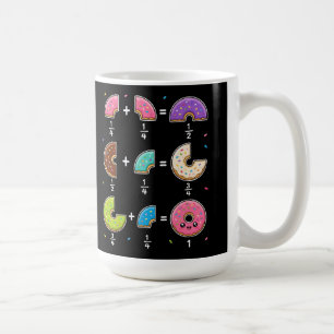 Donut-Bruchrechnen-Mathematik-Humor Kaffeetasse