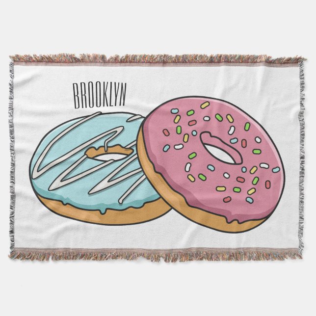 Donut-Cartoon-Abbildung Decke (Vorderseite)