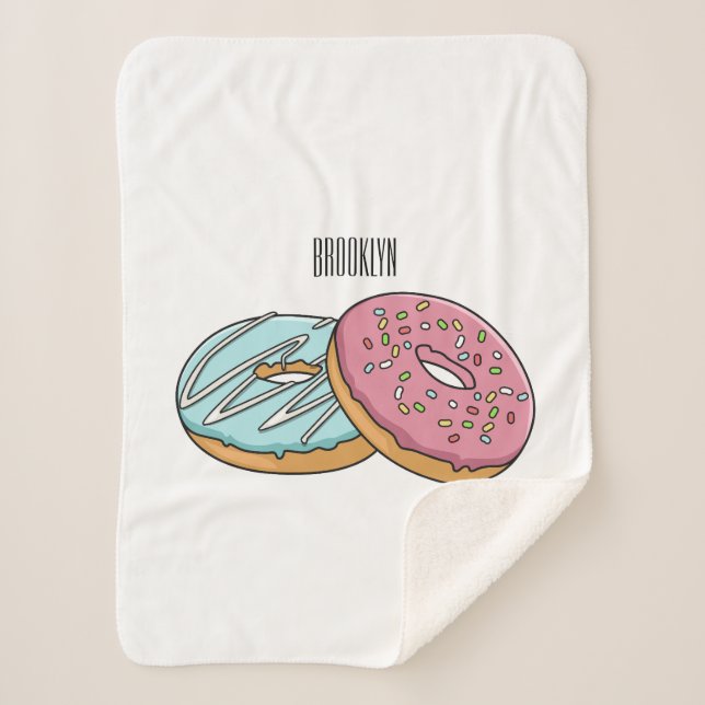 Donut-Cartoon-Abbildung Sherpadecke (Vorderseite)