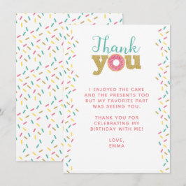 Donut danke Ihnen Karten