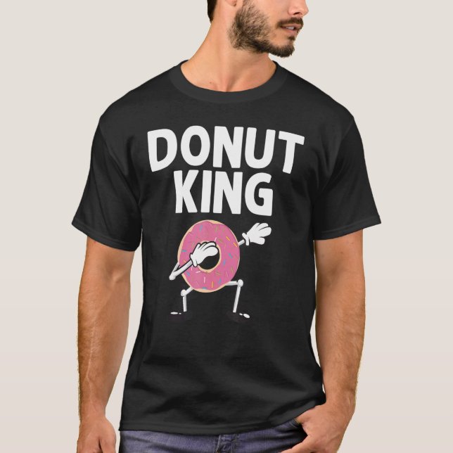 Donut Designs für Männer Vater Doughnut Feinschmec T-Shirt (Vorderseite)