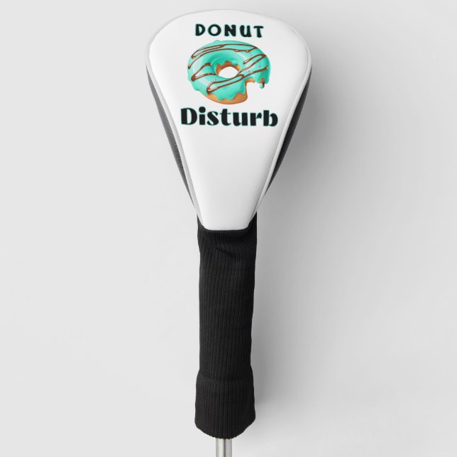 Donut Disturb Spaß Golf Headcover (Vorderseite)