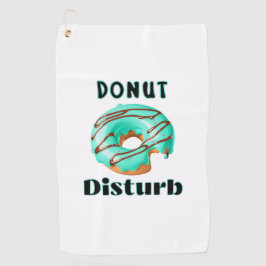 Donut Disturb Spaß Golfhandtuch